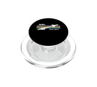 Felpa con cappuccio della NASA Deep Space Rocket con strisce arcobaleno PopSockets PopGrip per MagSafe