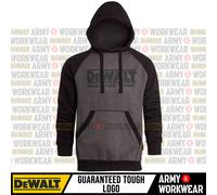 Dewalt Felpa con Cappuccio Big Anteriore Logo Lavoro Maglione Tasca Uomo