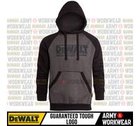 Felpa Con Cappuccio Dewalt Uomo Lavoro Garantita Resistente Logo Nero