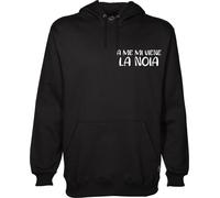 Felpa con cappuccio di ANGELINA MANGO A me mi viene La noia Melodrama unisex