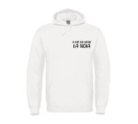 Felpa con cappuccio di ANGELINA MANGO A me mi viene La noia Melodrama unisex