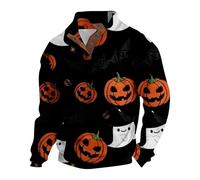 Felpa con cappuccio di Halloween da uomo maglione di Halloween da uomo felpa a maniche lunghe costumi di Halloween pullover spaventosi per adulti felpe stampate in 3D maglioni a tema festival orribile