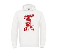 Felpa con Cappuccio di Paulo Dybala Dybalamask La Joya Unisex t-Shirt Uomo Donna Bambino