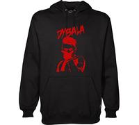 Felpa con Cappuccio di Paulo Dybala Dybalamask La Joya Unisex t-Shirt Uomo Donna Bambino (Nero, 9-10 Anni)