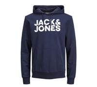 JACK&JONES PLUS Men's JJECORP Logo Sweat Hood NOOS PS Hooded Sweatshirt, Navy Blazer, 4XL