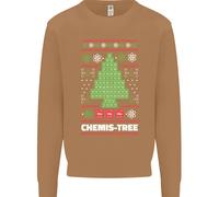 Felpa Con Cappuccio Divertente Di Scienza Del Natale Uomo