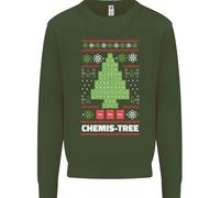 Felpa Con Cappuccio Divertente Di Scienza Del Natale Uomo