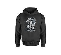 Felpa con Cappuccio Divertente - Non Ce La Faccio... Troppi Ricordi - Ma Vieniiii! - Buona Questa Catrega - Imbecille nel Senso Che Imbelle - Tshirt Ironiche e Divertenti - Idea Regalo