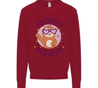 Felpa Con Cappuccio Divertente Per Bambini Sloth Anything I Can Do Slower