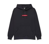 Quiksilver - Felpa con cappuccio in cotone riciclato - Dna Hoodie Black per Uomo in Cotone - Taglia S - Nero