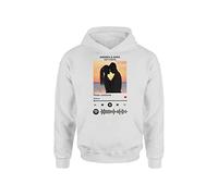 Felpa con Cappuccio Donna - Canzone Preferita Personalizzabile - Innamorati - La Nostra Canzone [Personalizza Foto, Nomi, Data] - Musica - Love - Idea Regalo Ragazzo