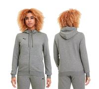 PUMHB|#Puma Teamgoal 23 Casuals Hooded Jac Giacca Tuta, Donna, Medium Gray Heather, S