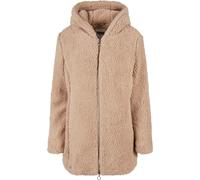 Felpa con cappuccio donna Urban Classics Sherpa Marron L