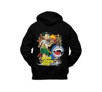 Felpa con Cappuccio Doraemon Grand Theft Auto GTA Style Uomo Donna Ragazzi