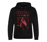 Felpa Con Cappuccio Dracula Retro Universal Monsters Ufficiale Nera