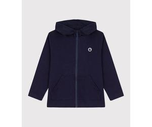 Felpa con cappuccio e cerniera in cotone bambino Petit Bateau - blu - Taglia 10 anni 10A SMOKING