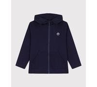 Felpa con cappuccio e cerniera in cotone bambino Petit Bateau - blu - Taglia 4 anni 4A SMOKING