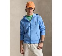 Felpa con cappuccio e cerniera in Double Knit Tech Blu XL Tinta unita