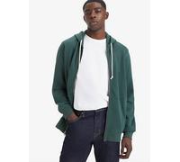 Felpa con cappuccio e cerniera Original Verde / Python Green levi > clothing > men