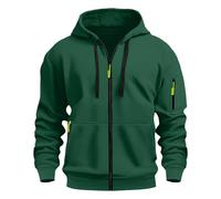 Felpa con Cappuccio e Cerniera Tinta Unita da Uomo Felpe con Tasche e Polsini Elastici Leggera e Funzionale Maglia Semplice Elegante Classici Maglie Casual Pullover Sportiva Hoodie Autunno e Inverno