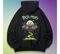 Felpa con cappuccio e coulisse con grafica a lettere da uomo, adatta per la scuola, l'autunno, manica lunga L,M,S,XL,XS,XXLFumetto,LettereTessuto