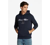 Tommy Hilfiger - Script Logo Hoody MW0MW33631 Blu - Abbigliamento M Blu