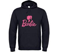 FELPA CON CAPPUCCIO E TASCHE COLORE NERO BARBIE