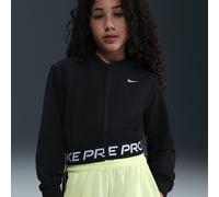 Felpa con cappuccio e zip a tutta lunghezza Dri-FIT Nike Pro Fleece - Ragazza - Nero L