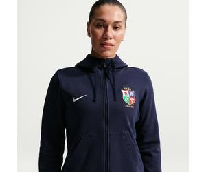 Felpa con cappuccio e zip a tutta lunghezza Nike Club British & Irish Lions - Donna - Blu L (IT 48-50)