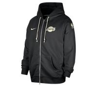 Felpa con cappuccio e zip a tutta lunghezza Nike Dri-FIT Los Angeles Lakers Standard Issue - Uomo - Nero L