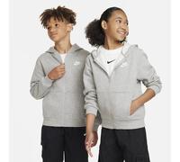 Felpa con cappuccio e zip a tutta lunghezza Nike Sportswear Club Fleece - Ragazzo/a - Grigio L