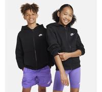 Felpa con cappuccio e zip a tutta lunghezza Nike Sportswear Club Fleece - Ragazzo/a - Nero L