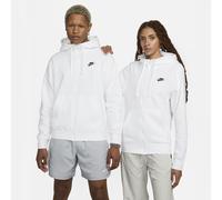 Felpa con cappuccio e zip a tutta lunghezza Nike Sportswear Club Fleece - Uomo - Bianco Bianco 2XL