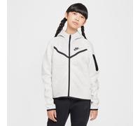 Felpa con cappuccio e zip a tutta lunghezza Nike Tech Fleece - Bambina/Ragazza - Grigio XS