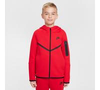 Felpa con cappuccio e zip a tutta lunghezza Nike Sportswear Tech Fleece - Ragazzo/a - Rosso XL