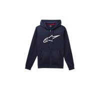 Felpa con Cappuccio e Zip Alpinestars Agele Zip V3 Blu Navy/BiancoM Blu Navy,Bianco