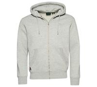 Felpa con cappuccio e zip con logo Superdry Essential Gris M