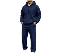 Felpa con cappuccio e zip da uomo con pantaloni da jogging, completo sporti | Vestiti Da Sposa Oversize Lino Siti Negozio Shop Bermuda Popeline Formali Stivali Vita Weightlifting Andare