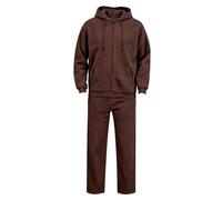Felpa con cappuccio e zip da uomo con pantaloni da jogging, completo sporti | Vestiti Da Sposa Oversize Lino Siti Negozio Shop Bermuda Popeline Formali Stivali Vita Weightlifting Andare