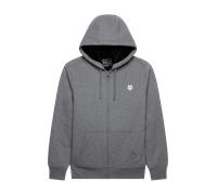 Felpa con Cappuccio e Zip FOX Head Sasquatch Melange GrafiteL Melange Grafite