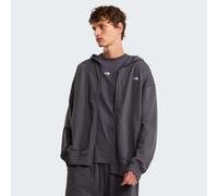 The North Face Unisex Essential Oversize Full Zip Hoodie Giacca Anthracite Grey L