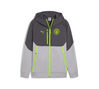 Felpa con cappuccio e zip Manchester City PUMATECH da uomo, Accessori, Grigio, M M