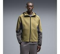 Felpa con cappuccio e zip PUMATECH dal taglio morbido da uomo, Abbigliamento, Marrone, L L