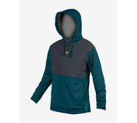 Felpa con cappuccio Endura Trailster Tech blu pallido grigio scuro - XXL