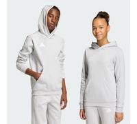 adidas Mixte Enfant Entrada26 Hoodie Kids, Team Light Grey/White, 9-10 Years