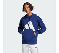 ADIDAS SPORTSWEAR Felpa sportiva 'Essentials' blu scuro / bianco, Taglia M