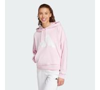 Felpa con cappuccio Essentials Big Logo French Terry Loose Clear Pink / White L