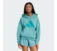 Felpa con cappuccio Essentials Big Logo French Terry Loose Powder Teal L