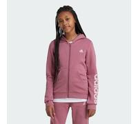 Felpa con cappuccio Essentials Linear Logo Full-Zip Preloved Crimson / Sandy Pink 13-14A