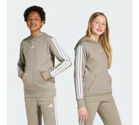 Felpa con cappuccio Essentials Silver Pebble / White 9-10A